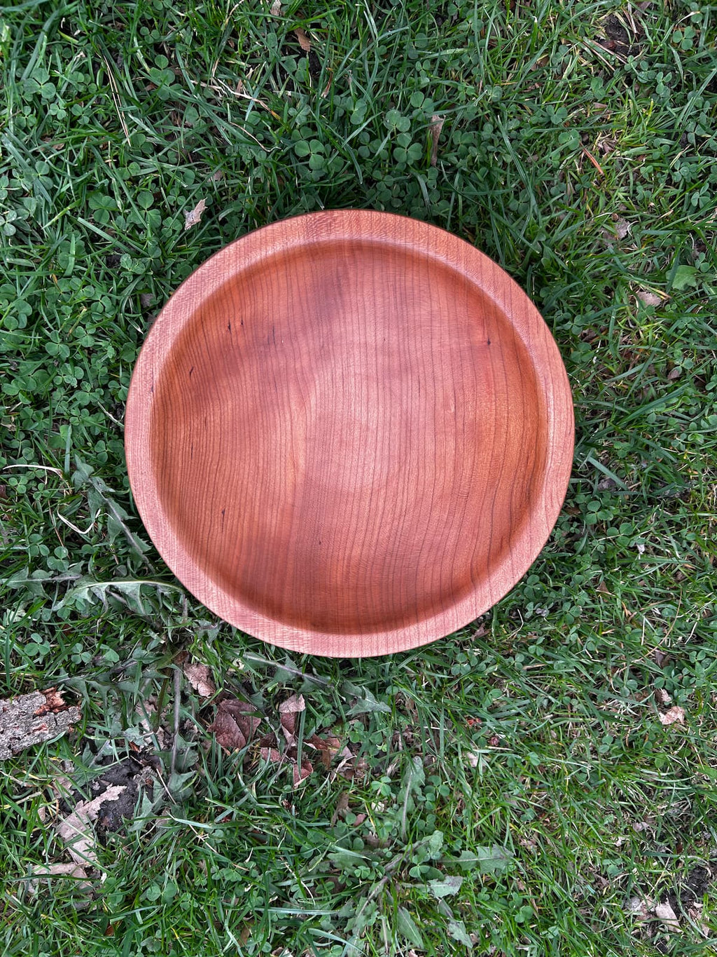 Handmade cherry wood catchall tray by Heritage Co."