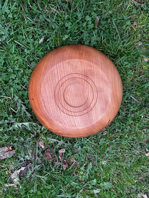Handmade cherry wood catchall tray by Heritage Co."